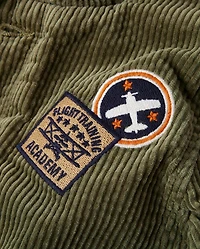 Boys Embroidered Aviator Patch Corduroy Jacket - Highland Hills