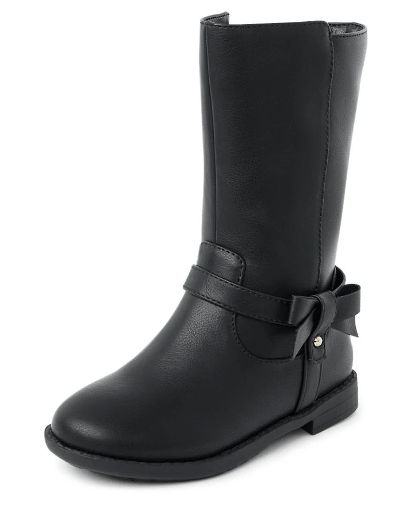 Bottes hautes à nœud pour filles - Little Essentials