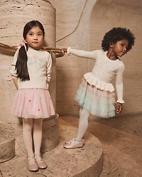 Girls Embroidered Tulle Lollipop Sweater - New York City Ballet by GYMBOREE