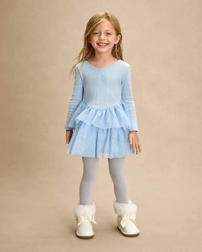 Girls Glitter Tiered Tutu Dress