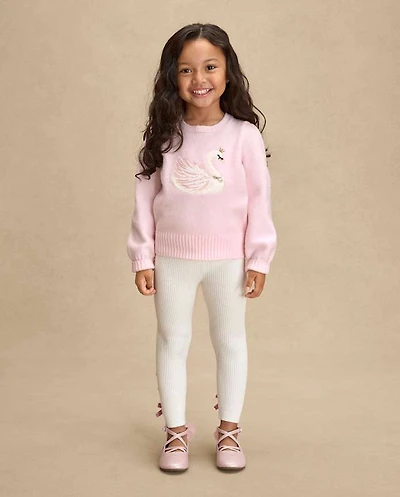 Leggings pull taille haute à lacets pour filles - On Pointe