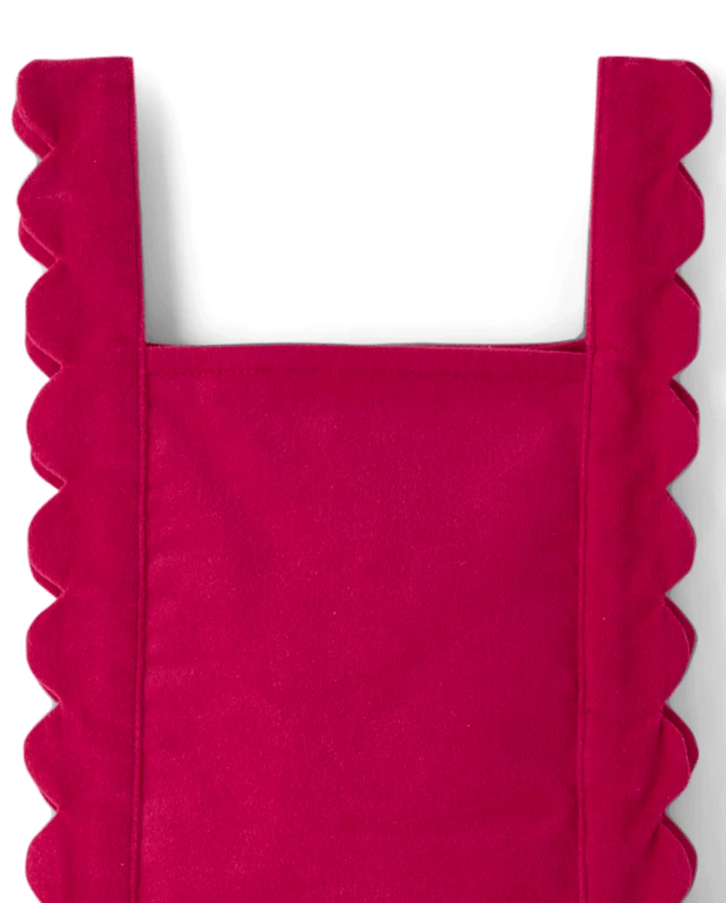 Pull en velours côtelé festonné pour fille - Mon Cheri