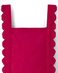 Pull en velours côtelé festonné pour fille - Mon Cheri