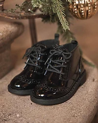 Bottes à lacets pour garçons - Noël royal