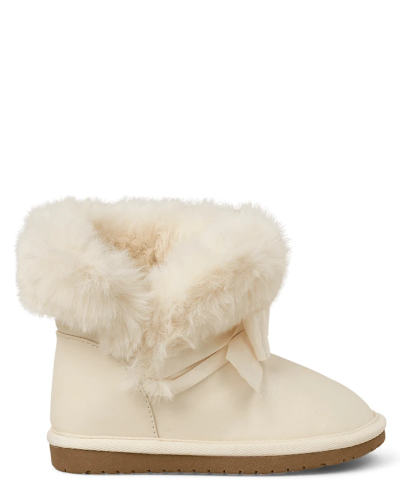 Bottes chalet à nœud pour filles - Little Essentials