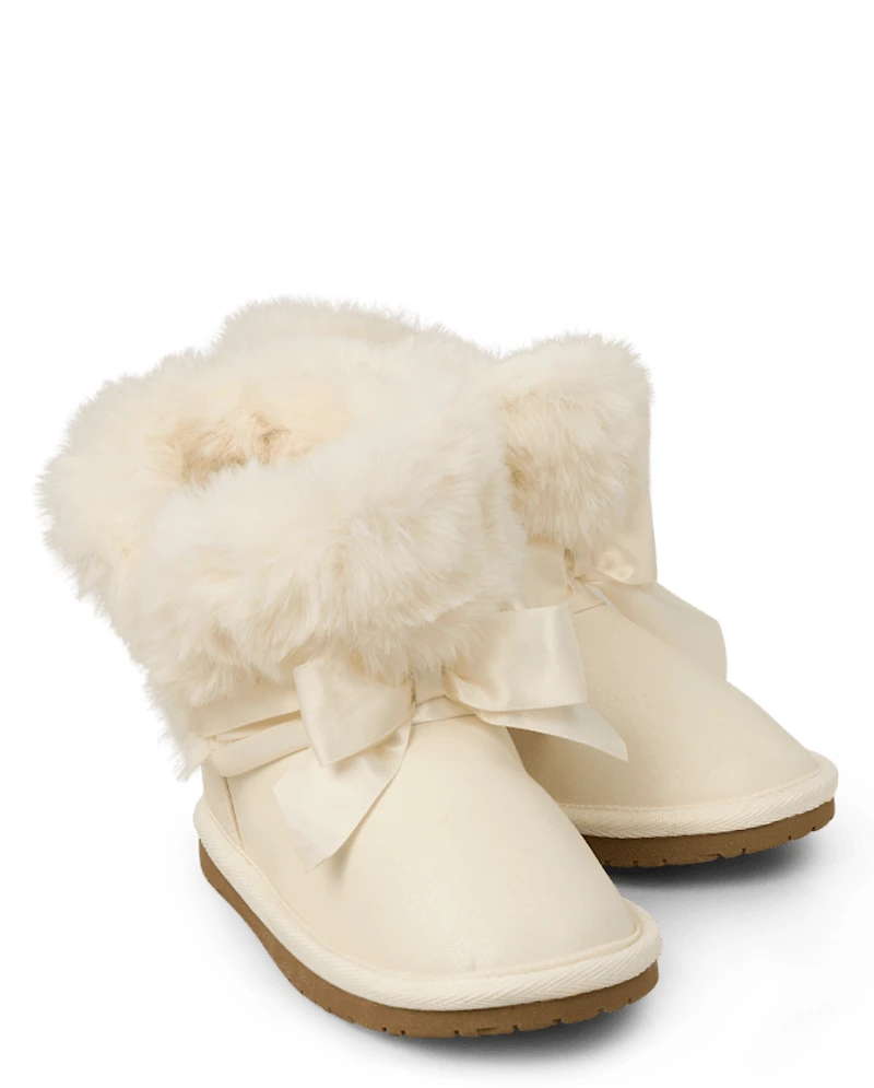 Bottes chalet à nœud pour filles - Little Essentials