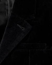 Boys Velvet Blazer - Royal Christmas