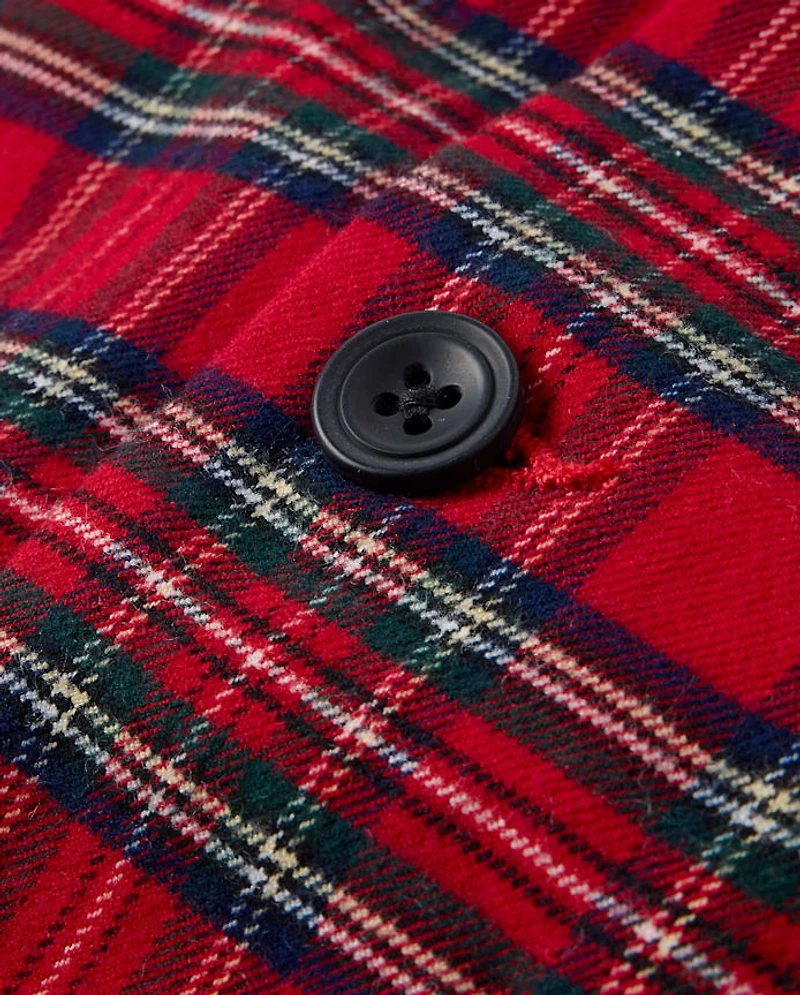 Boys Plaid Vest - Royal Christmas