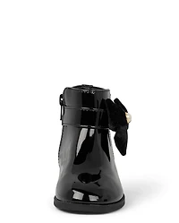 Girls Bow Booties - Petit Paris