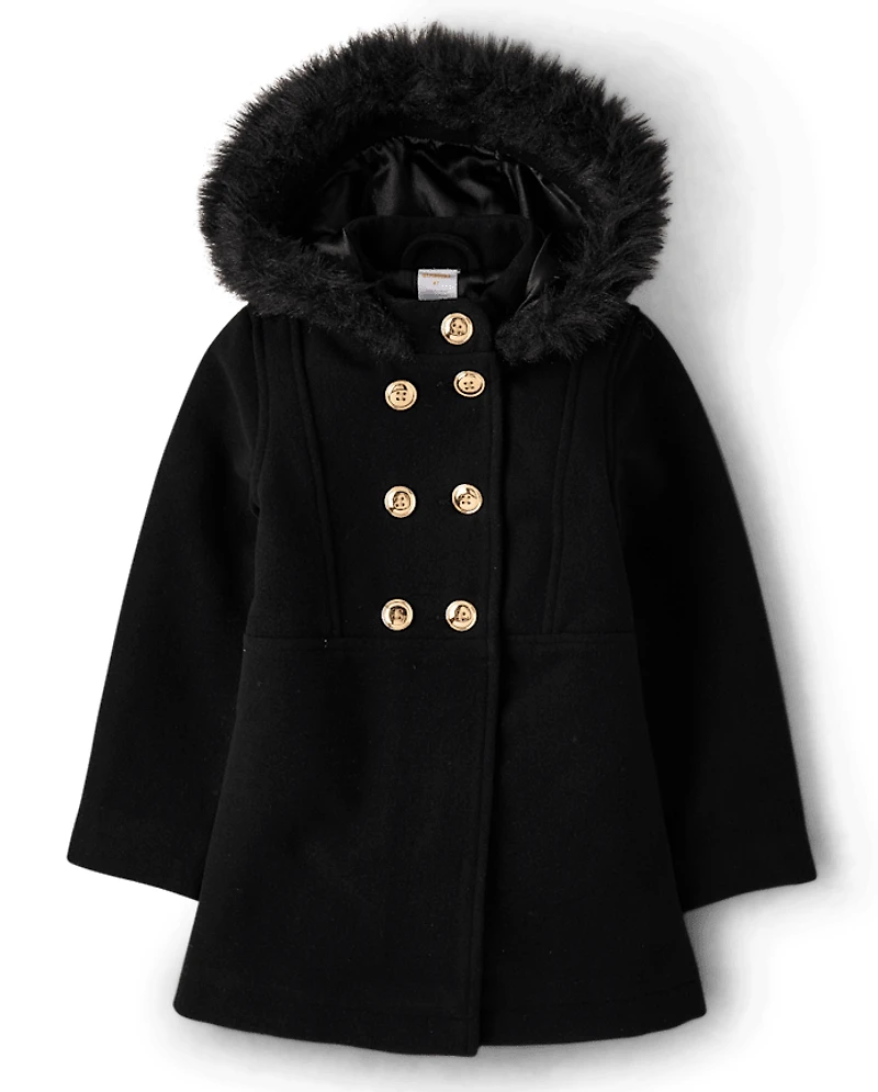 Manteau à capuche pour filles