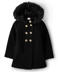 Manteau à capuche pour filles