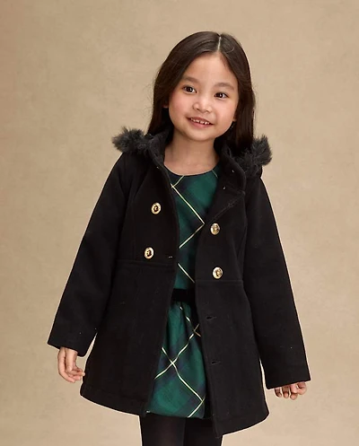 Manteau à capuche pour filles