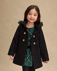 Manteau à capuche pour filles
