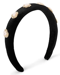 Girls Heart Charm Headband - Royal Christmas