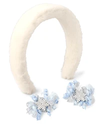 Girls Snowflake 3-Piece Hair Set - First Frost
