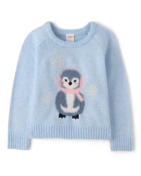 Pull Pingouin à cils pour filles - Premier Gel