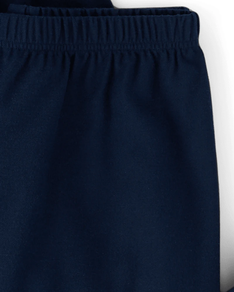 Pyjamas en flanelle contrastée assortis pour hommes