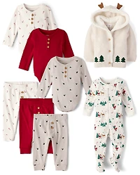 Baby Holiday Henley Bodysuit 3-Pack - Homegrown by Gymboree