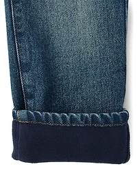 Boys Microfleece Lined Relaxed Jeans - Little Essentials