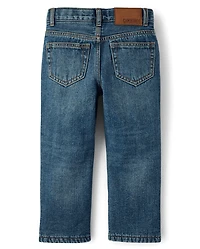 Boys Microfleece Lined Relaxed Jeans - Little Essentials