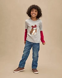 Boys Microfleece Lined Relaxed Jeans - Little Essentials