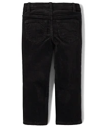 Boys Corduroy Straight Pants - Royal Christmas