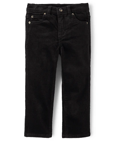 Boys Corduroy Straight Pants - Royal Christmas