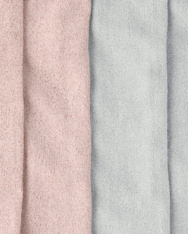 Girls Metallic Tights 2-Pack - On Pointe