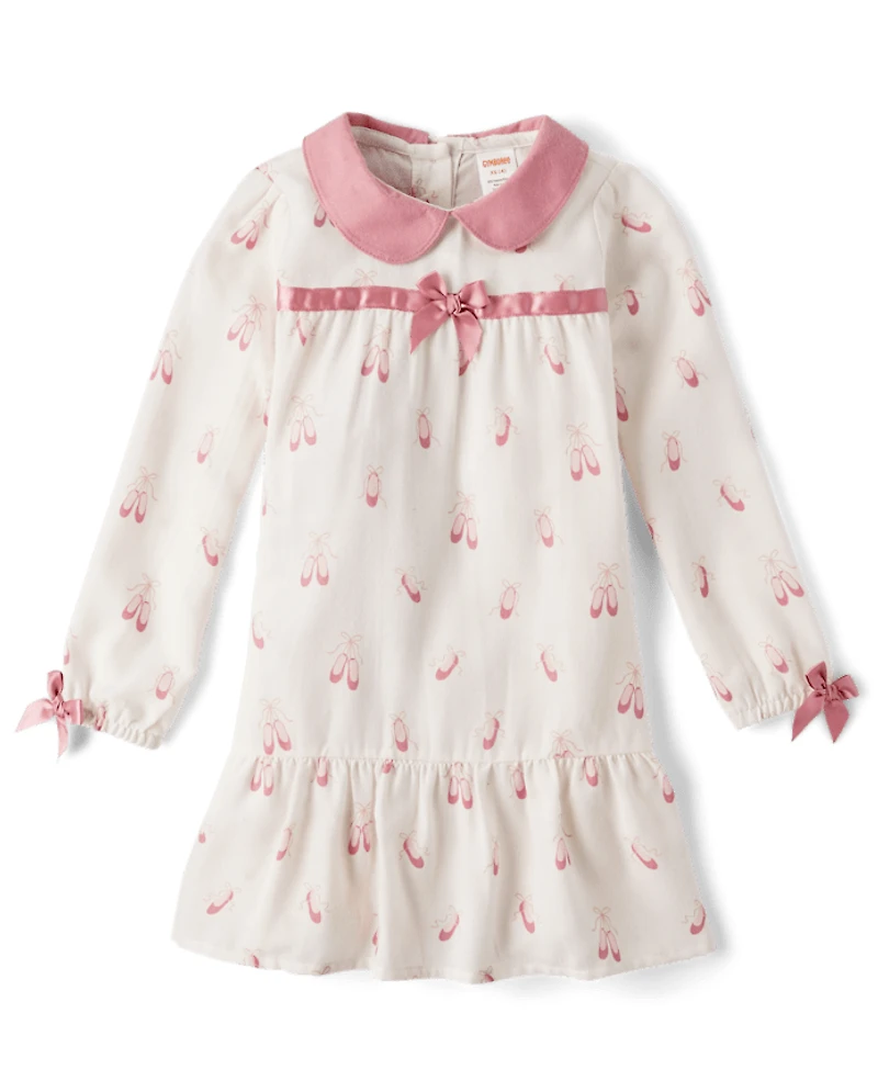 Chemise de nuit en flanelle pour ballerines - Gymmies