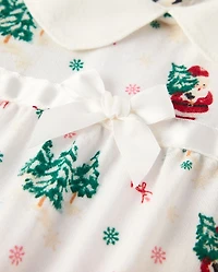 Girls Santa Flannel Nightgown - Gymmies
