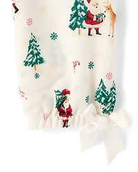 Chemise de nuit en flanelle Père Noël pour filles - Gymmies