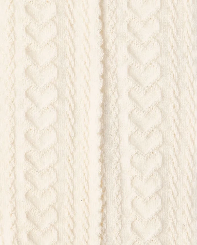 Collants à torsades avec nœud pour filles (lot de 2) - Petit Paris