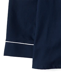 Womens Matching Family Contrast Flannel Pajamas