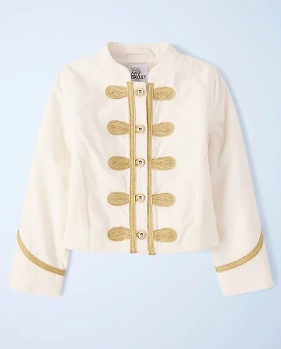 Girls Embroidered Velvet Band Jacket - New York City Ballet by GYMBOREE