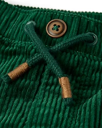 Kids Corduroy Pull On Relaxed Cargo Pants
