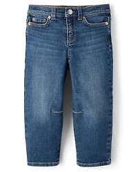 Girls Barrel Jeans - First Frost