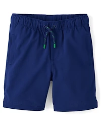 Short de sport en tissu ripstop pour garçon