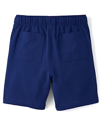 Short de sport en tissu ripstop pour garçon