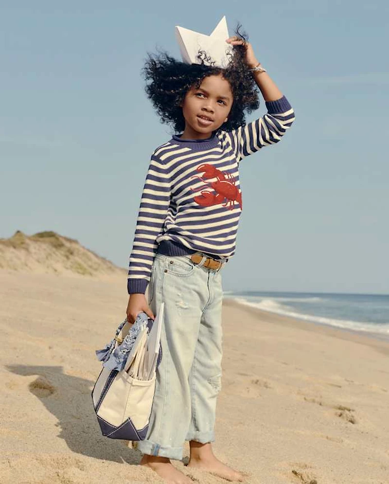 Kids Ripped Paint Splatter Baggy Jeans - Driftwood Bay