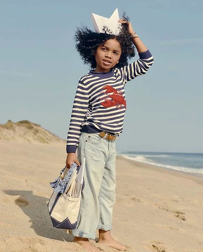 Kids Ripped Paint Splatter Baggy Jeans - Driftwood Bay