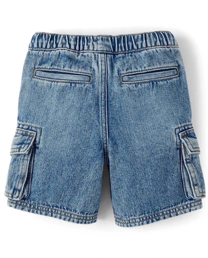 Short cargo en jean pour garçon - Little Essentials