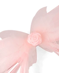 Girls Floral Bow 3-Piece Hair Set - Enchanted Garden
