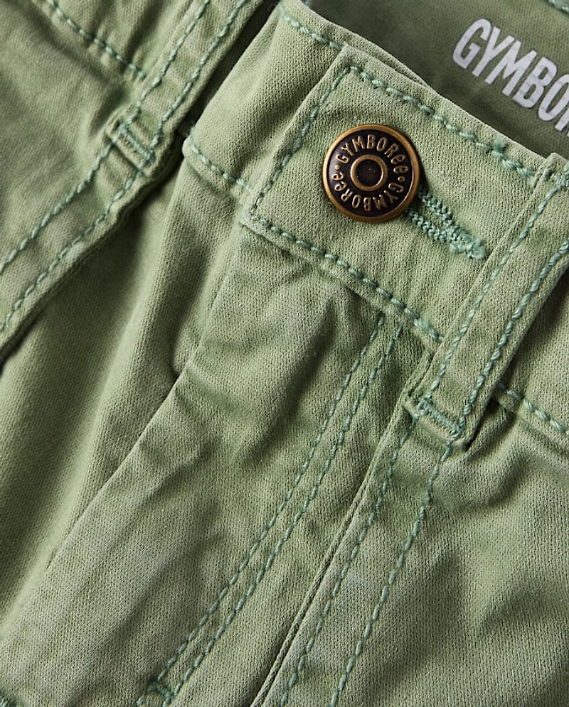 Boys Garment Dyed Cargo Pants