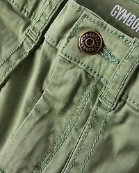 Boys Garment Dyed Cargo Pants