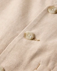 Boys Linen-Blend Vest - Special Occasions