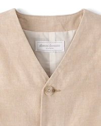 Gilet en lin mélangé pour garçon - Occasions spéciales