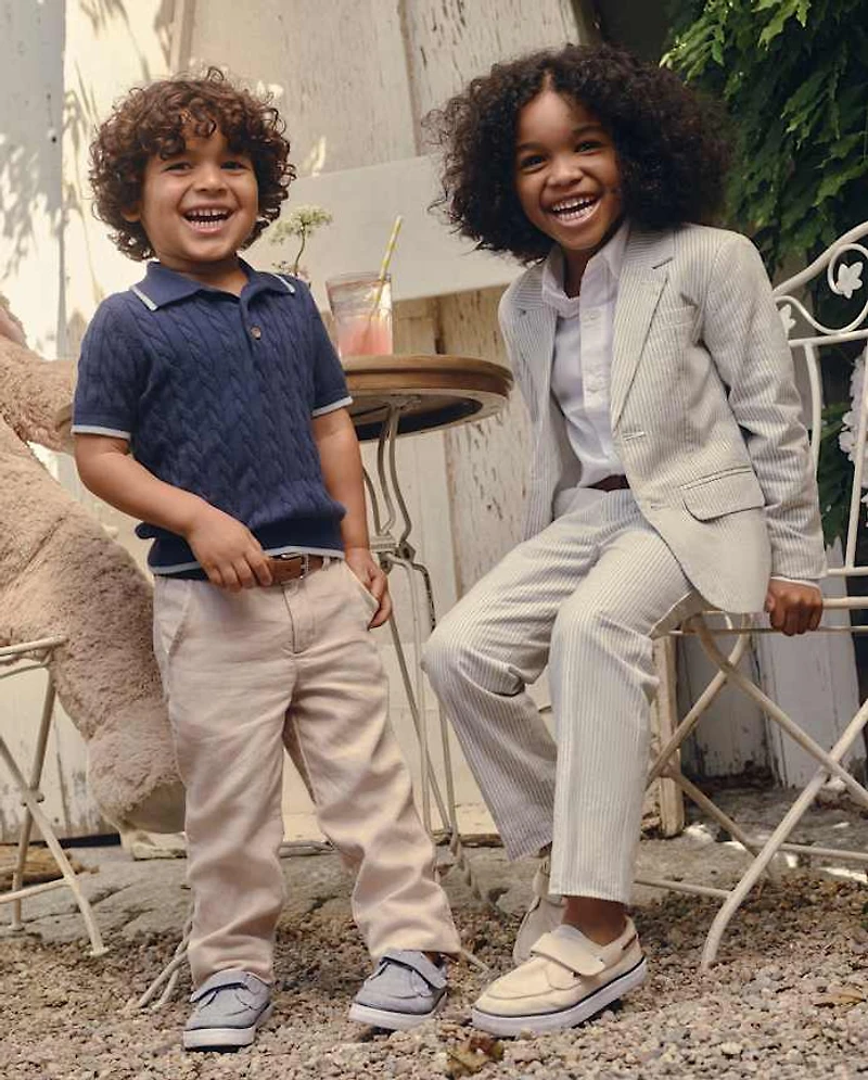 Boys Linen-Blend Dress Pants - Special Occasions