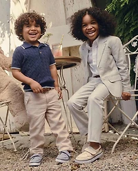Boys Linen-Blend Dress Pants - Special Occasions