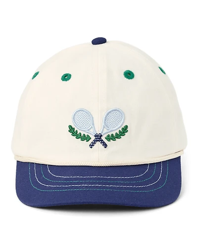 Boys Embroidered Tennis Baseball Hat - Club House