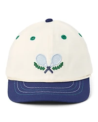 Boys Embroidered Tennis Baseball Hat - Club House